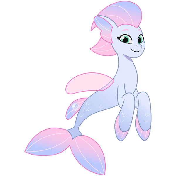 An unnamed sea pony from Tell Your Tale