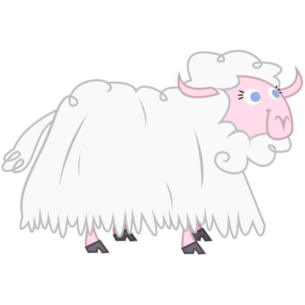 A sheep from Friendship is Magic